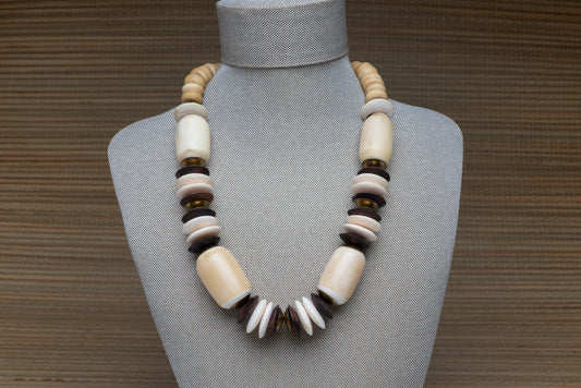 Beaded Neutral Necklace