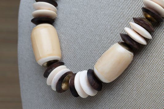 Beaded Neutral Necklace